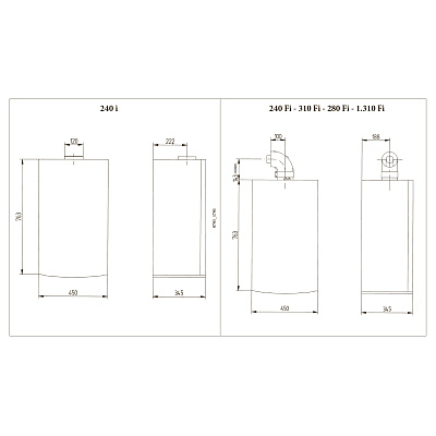 Настенный газовый двухконтурный котел отопления Baxi LUNA-3 280 Fi (CSE45628366-)