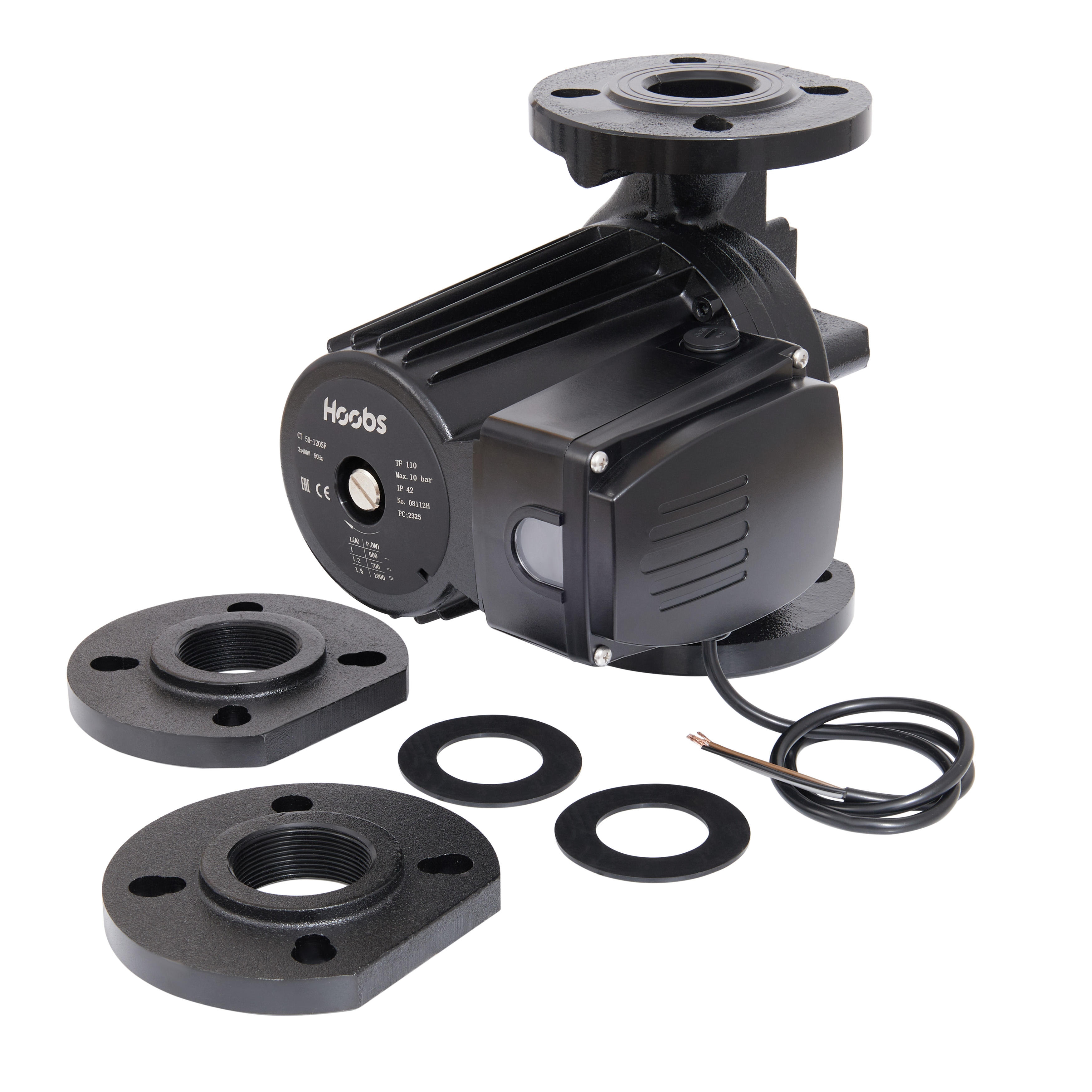 Циркуляционный насос HOOBS CT 65-100SF 300мм 1000Вт 3x400В 50Гц (с ответными фланцами)