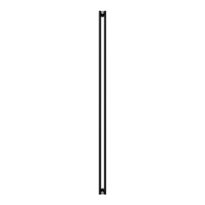 Стальной трубчатый радиатор отопления Royal Thermo Shift R22 C2180 - 08 секций RAL9005m (черный)