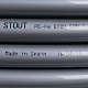 Труба (PE-XA) из сшитого полиэтилена с кислородным слоем Stout серая 20x2,8, SPX-0001-002028