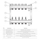 Коллектор Royal Thermo для теплого пола с расходомерами 1х3/4ЕК с 3 контурами