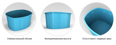 Ванна ЭкоПром 200 литров